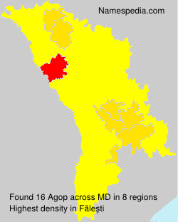 Surname Agop in Moldova Surname Agop in Moldova