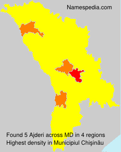 Surname Ajderi in Moldova Surname Ajderi in Moldova