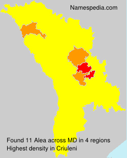 Surname Alea in Moldova Surname Alea in Moldova