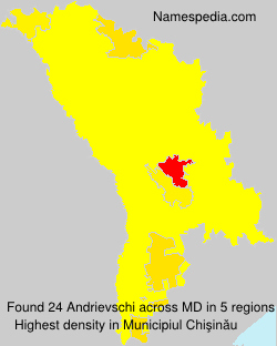 Surname Andrievschi in Moldova Surname Andrievschi in Moldova