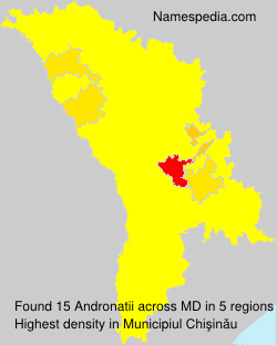 Surname Andronatii in Moldova Surname Andronatii in Moldova