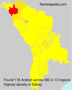 Surname Andruh in Moldova Surname Andruh in Moldova