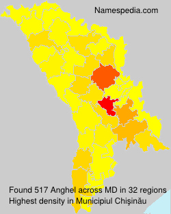 Surname Anghel in Moldova Surname Anghel in Moldova
