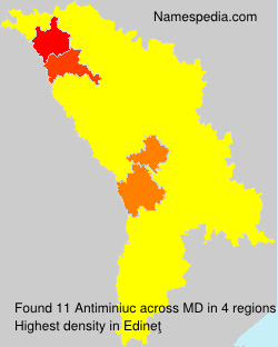 Surname Antiminiuc in Moldova Surname Antiminiuc in Moldova