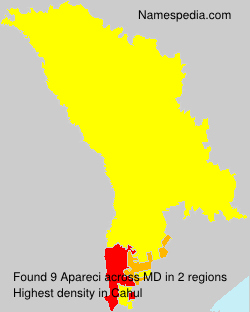 Surname Apareci in Moldova Surname Apareci in Moldova