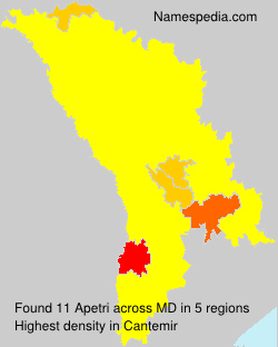 Surname Apetri in Moldova Surname Apetri in Moldova