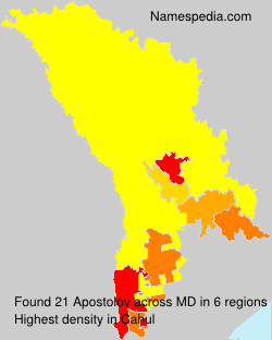 Surname Apostolov in Moldova Surname Apostolov in Moldova