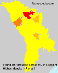 Surname Apreutese in Moldova Surname Apreutese in Moldova