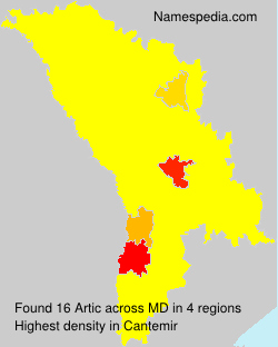 Surname Artic in Moldova Surname Artic in Moldova