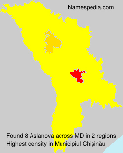 Surname Aslanova in Moldova Surname Aslanova in Moldova