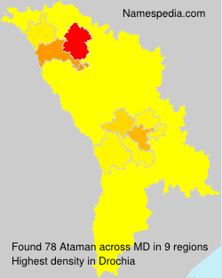 Surname Ataman in Moldova Surname Ataman in Moldova