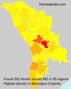 Surname Avram in Moldova Surname Avram in Moldova