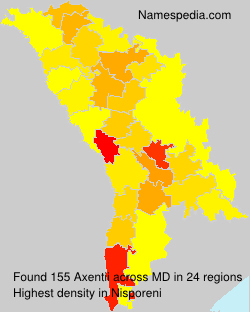 Surname Axentii in Moldova Surname Axentii in Moldova