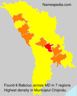 Surname Babciuc in Moldova Surname Babciuc in Moldova