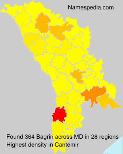 Surname Bagrin in Moldova