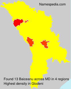 Surname Baiceanu in Moldova Surname Baiceanu in Moldova
