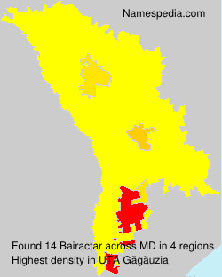 Surname Bairactar in Moldova Surname Bairactar in Moldova