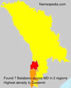 Surname Balabanu in Moldova Surname Balabanu in Moldova