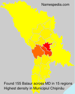 Surname Balaur in Moldova Surname Balaur in Moldova