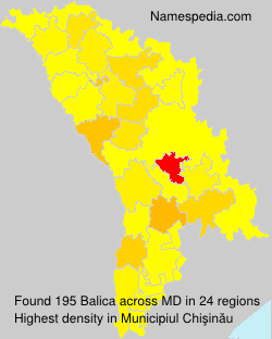 Surname Balica in Moldova Surname Balica in Moldova