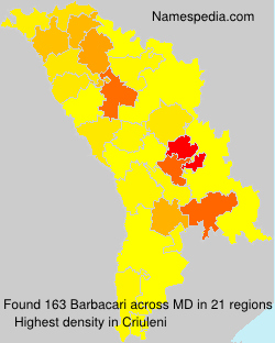 Surname Barbacari in Moldova Surname Barbacari in Moldova