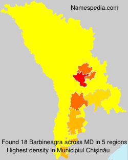 Surname Barbineagra in Moldova