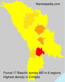 Surname Baschir in Moldova Surname Baschir in Moldova