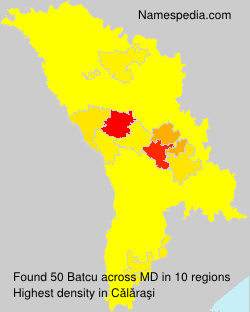 Surname Batcu in Moldova Surname Batcu in Moldova