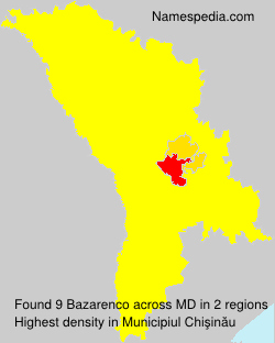 Surname Bazarenco in Moldova Surname Bazarenco in Moldova