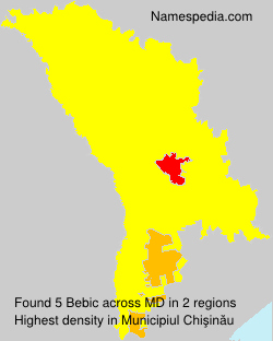 Surname Bebic in Moldova Surname Bebic in Moldova