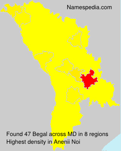 Surname Begal in Moldova Surname Begal in Moldova