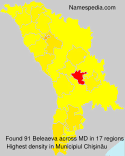 Surname Beleaeva in Moldova Surname Beleaeva in Moldova