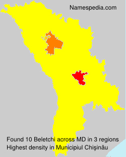 Surname Beletchi in Moldova Surname Beletchi in Moldova