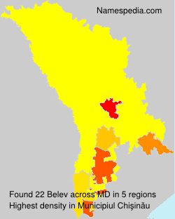 Surname Belev in Moldova Surname Belev in Moldova