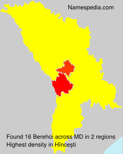 Surname Berehoi in Moldova Surname Berehoi in Moldova