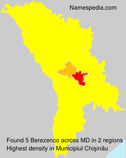 Surname Berezenco in Moldova