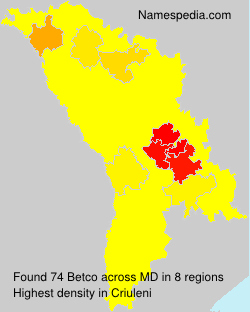 Surname Betco in Moldova Surname Betco in Moldova