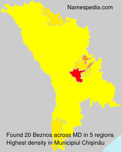 Surname Beznos in Moldova Surname Beznos in Moldova