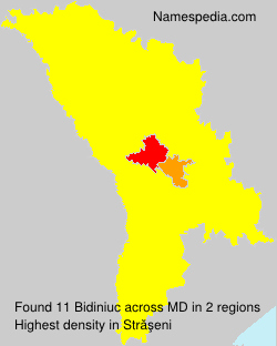 Surname Bidiniuc in Moldova Surname Bidiniuc in Moldova