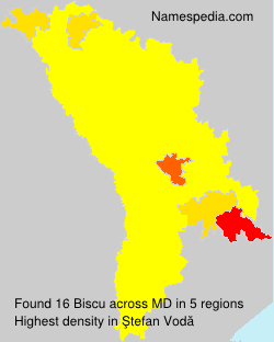 Surname Biscu in Moldova Surname Biscu in Moldova