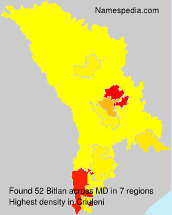 Surname Bitlan in Moldova Surname Bitlan in Moldova