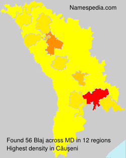 Surname Blaj in Moldova Surname Blaj in Moldova