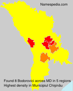 Surname Bodorovici in Moldova Surname Bodorovici in Moldova