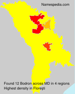 Surname Bodron in Moldova Surname Bodron in Moldova