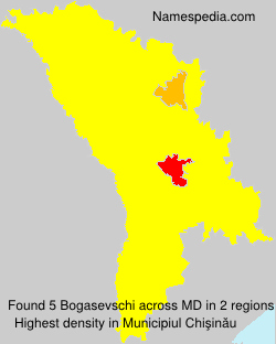 Surname Bogasevschi in Moldova Surname Bogasevschi in Moldova