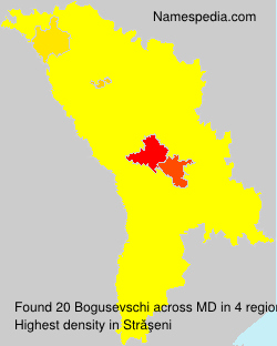 Surname Bogusevschi in Moldova Surname Bogusevschi in Moldova