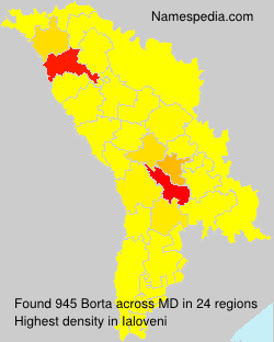 Surname Borta in Moldova