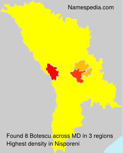 Surname Botescu in Moldova Surname Botescu in Moldova