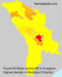 Surname Botoc in Moldova Surname Botoc in Moldova