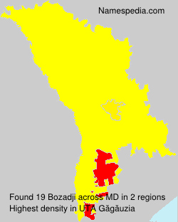 Surname Bozadji in Moldova Surname Bozadji in Moldova